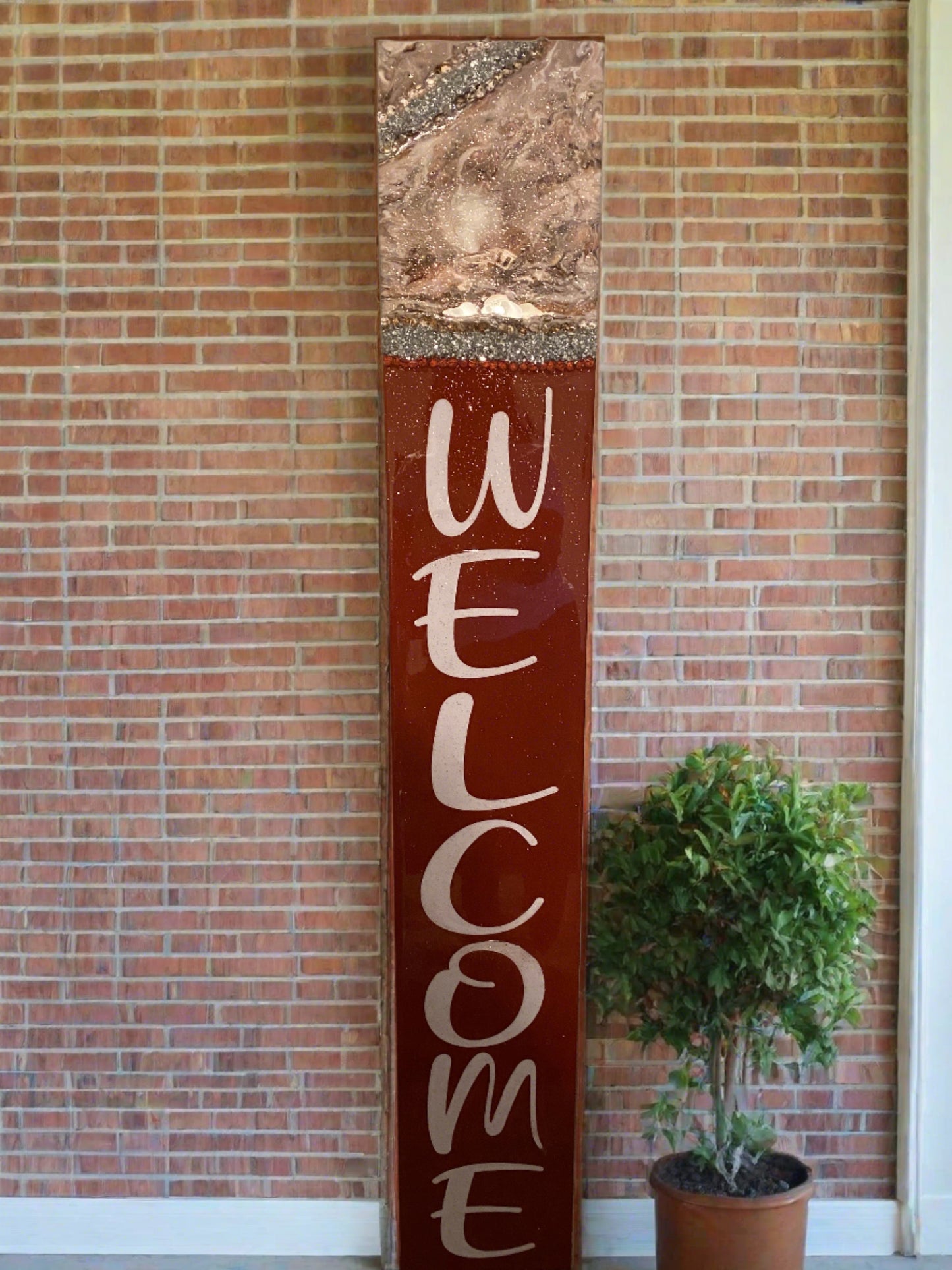 Resin Welcome Sign